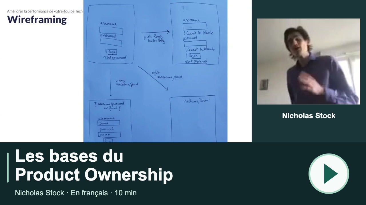 Les bases du Product Ownership — Nicholas Stock