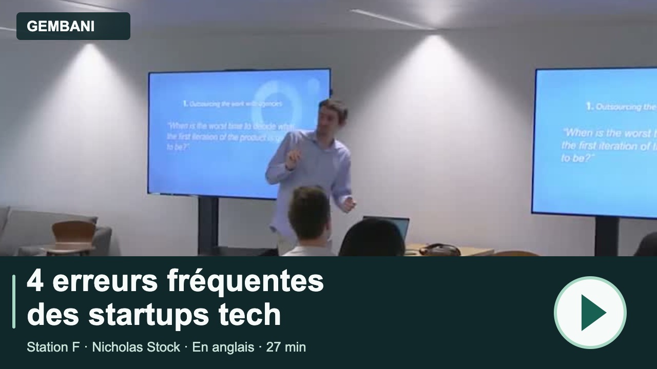 Voir 4 erreurs fréquentes aux débuts d’une startup tech